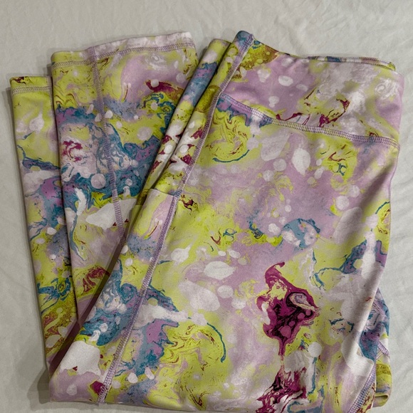 Tek Gear Multicolor Workout Leggings Yoga Capri Stretch Size XXL - Picture 12 of 12